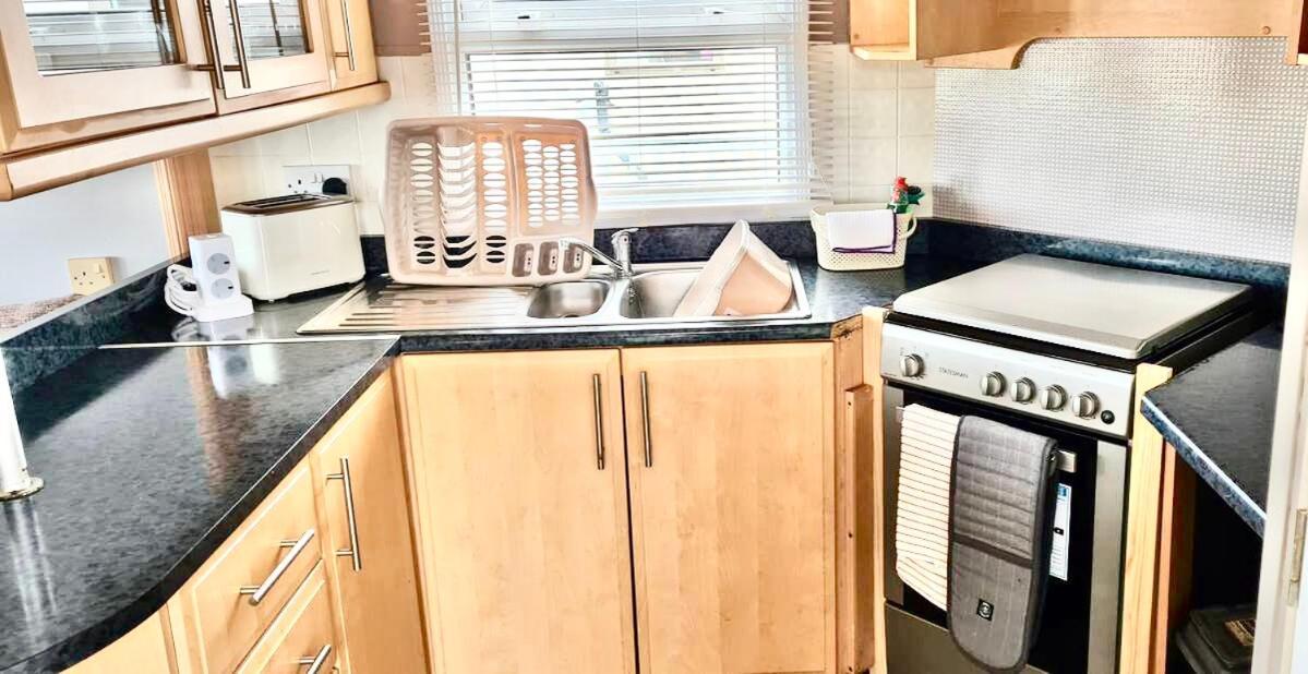 Wrights Retreat 4 Lunan View St Cyrus Caravan Park Saint Cyrus Eksteriør bilde